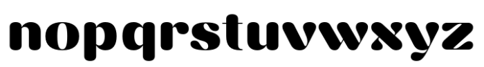 Yodnam Extra Bold Font LOWERCASE