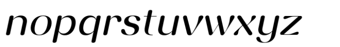 Yodnam Italic Font LOWERCASE