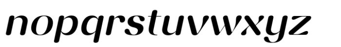 Yodnam Medium Italic Font LOWERCASE