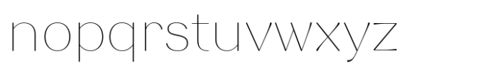 Yodnam Thin Font LOWERCASE