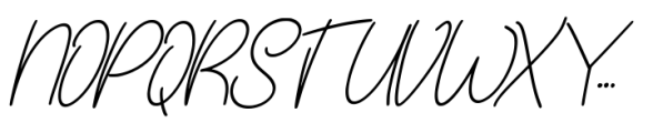 Yogyakarta Paradise Italic Font UPPERCASE