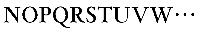 Yoin Kana B Font UPPERCASE