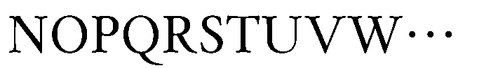 Yoin Kana DB Font UPPERCASE