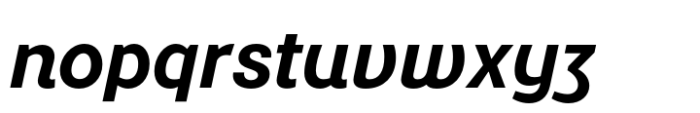 Yolk Bold Italic Font LOWERCASE