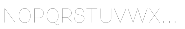 Yolk Hairline Font UPPERCASE
