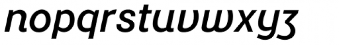 Yolk Semibold Italic Font LOWERCASE