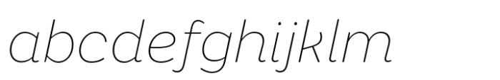 Yolk Thin Italic FONT