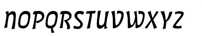 Yom Tov Italic Font LOWERCASE