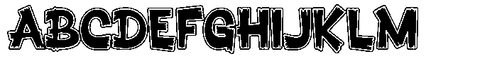 Yomanica Outline FONT