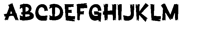 Yomanica Regular Font UPPERCASE