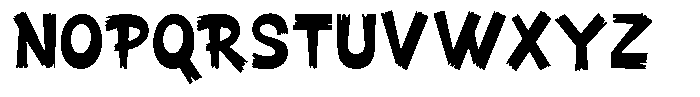 Yomanica Regular Font LOWERCASE
