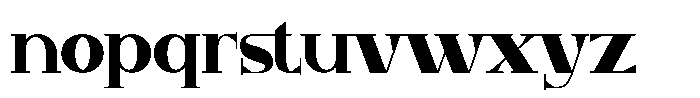 Yonex Avoid Font LOWERCASE