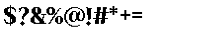 Yoon Knight Pixel Font OTHER CHARS