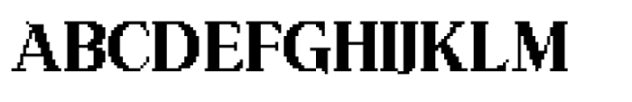 Yoon Knight Pixel Font UPPERCASE