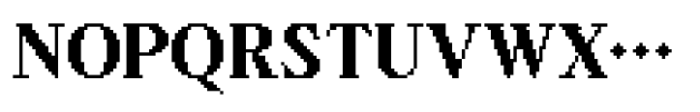 Yoon Knight Pixel Font UPPERCASE