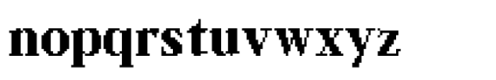 Yoon Knight Pixel Font LOWERCASE