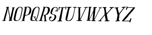 Yoon Path Italic Font UPPERCASE