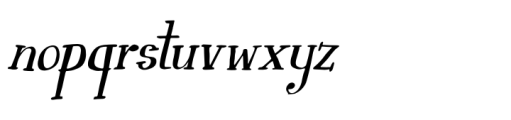 Yoon Path Italic Font LOWERCASE