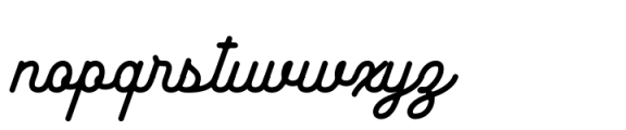Yoriglo Font LOWERCASE