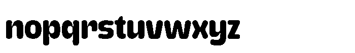 Yorkmade Pro Bold Font LOWERCASE
