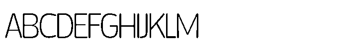 Yorkmade Pro Extra Light Font UPPERCASE