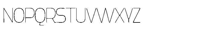 Yorkmade Pro Thin Font UPPERCASE