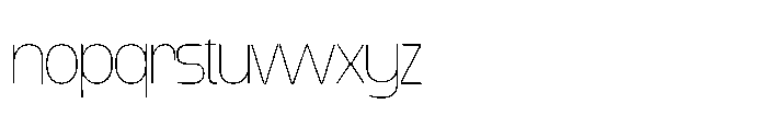 Yorkmade Pro Thin Font LOWERCASE