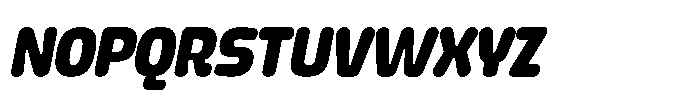 Yorkmade Pro Yorkmade Oblique Bold Font UPPERCASE