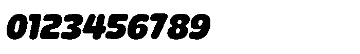 Yorkmade Pro Yorkmade Oblique Extra Bold Font OTHER CHARS