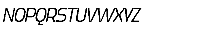Yorkmade Pro Yorkmade Oblique Light Font UPPERCASE