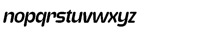 Yorkmade Pro Yorkmade Oblique Medium Font LOWERCASE