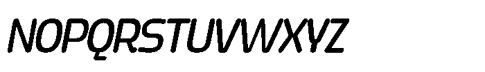 Yorkmade Pro Yorkmade Oblique Regular Font UPPERCASE