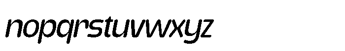 Yorkmade Pro Yorkmade Oblique Regular Font LOWERCASE