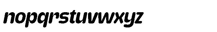 Yorkmade Pro Yorkmade Oblique Semi Bold Font LOWERCASE