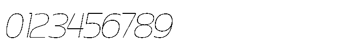 Yorkmade Pro Yorkmade Oblique Thin Font OTHER CHARS