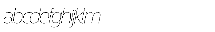 Yorkmade Pro Yorkmade Oblique Thin FONT