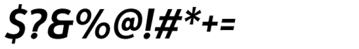 Yorkten Condensed Demi Italic Font OTHER CHARS