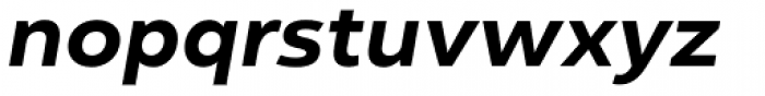 Yorkten Extended Bold Italic Font LOWERCASE