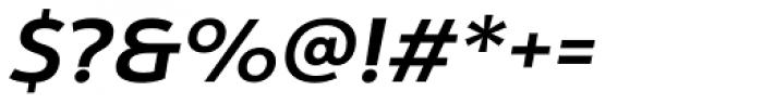 Yorkten Extended Demi Italic Font OTHER CHARS