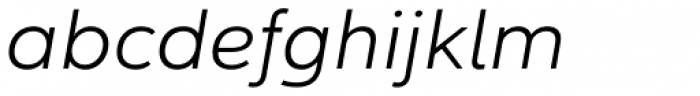 Yorkten Extended Light Italic Font LOWERCASE