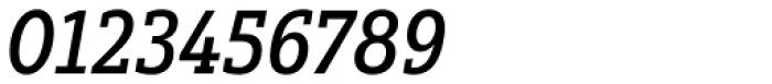 Yorkten Slab Condensed Medium Italic Font OTHER CHARS
