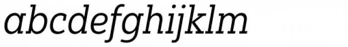 Yorkten Slab Condensed Regular Italic Font LOWERCASE