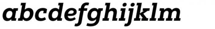 Yorkten Slab Extended Extra Bold Italic Font LOWERCASE