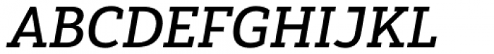 Yorkten Slab Extended Medium Italic Font UPPERCASE