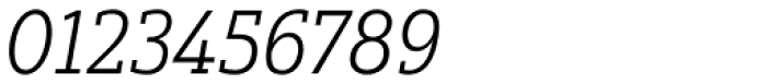 Yorkten Slab Normal Light Italic Font OTHER CHARS
