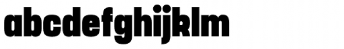 Yoshida Sans Black Condensed Font LOWERCASE