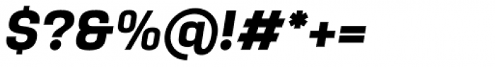 Yoshida Sans Bold Italic Font OTHER CHARS