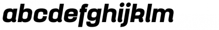 Yoshida Sans Bold Italic Font LOWERCASE