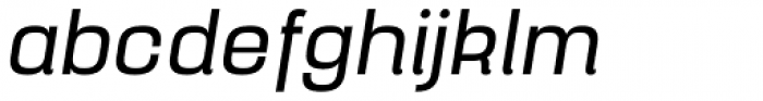 Yoshida Sans Italic Font LOWERCASE