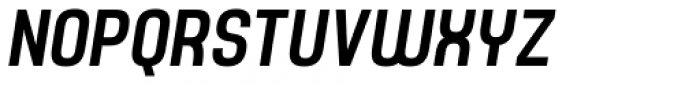 Yoshida Sans Medium Condensed Italic Font UPPERCASE